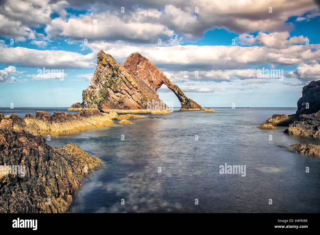 Fiddle Bow Rock en Ecosse Banque D'Images