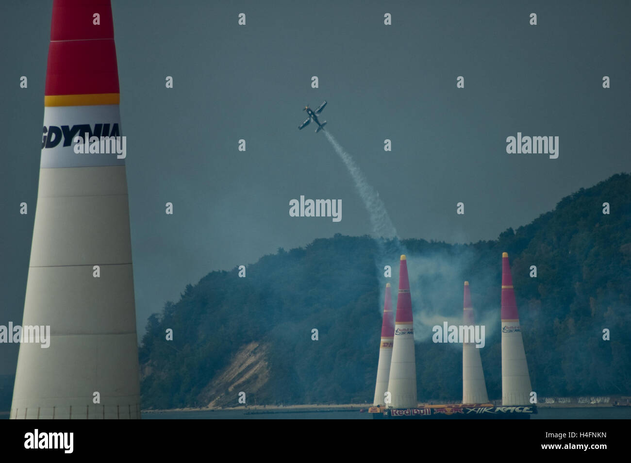 Red Bull Race Gdynia en 2014. Banque D'Images