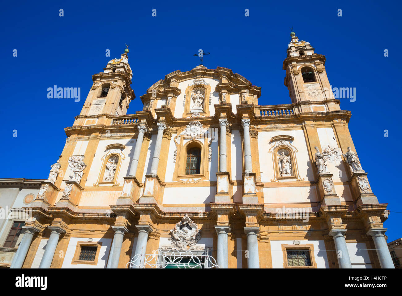 Église de San Domenico, Palerme, Sicile, Italie Banque D'Images