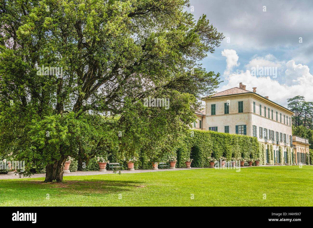 Villa Menafoglio Litta Panza, Varese, Italie Banque D'Images