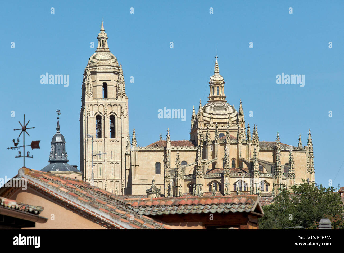 Cathédrale. Segovia. Castille-león. L'Espagne. Banque D'Images