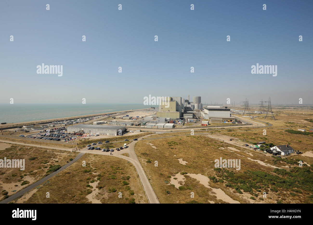 Centrale nucléaire de Dungeness. Dungeness, Kent UK Banque D'Images