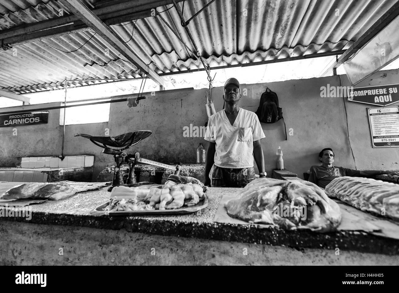 La Habana Vieja (la vieille Havane), marché de Cuba Banque D'Images