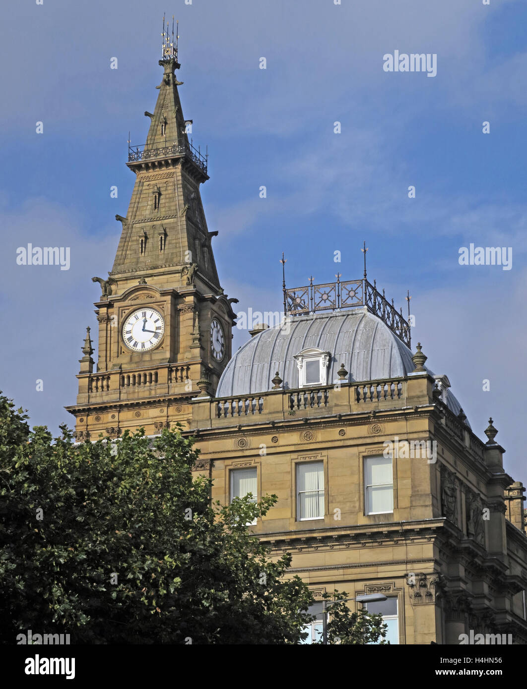Les bâtiments du Conseil municipal, le centre-ville de Liverpool, Merseyside, England, UK Banque D'Images