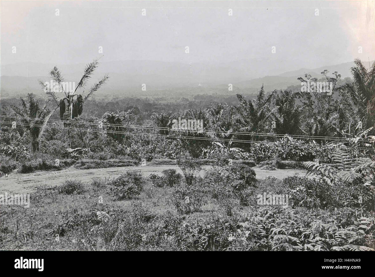 Loeboek Rajah, panorama, anonyme, 1900-1930, l'Indonésie Banque D'Images