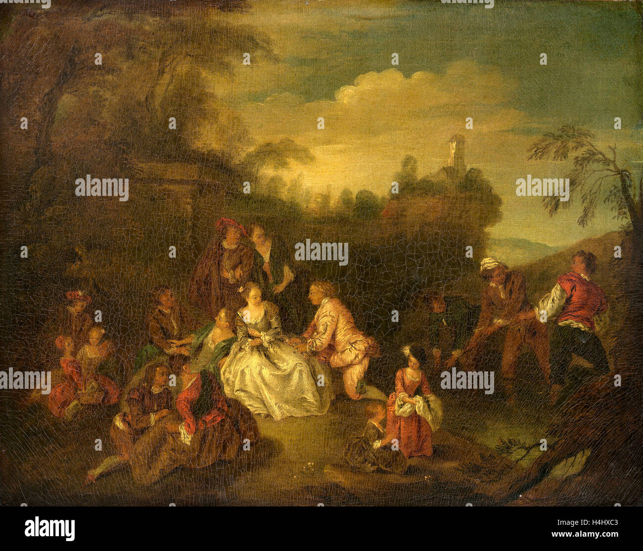 Après Jean-Baptiste Joseph Pater Banque D'Images