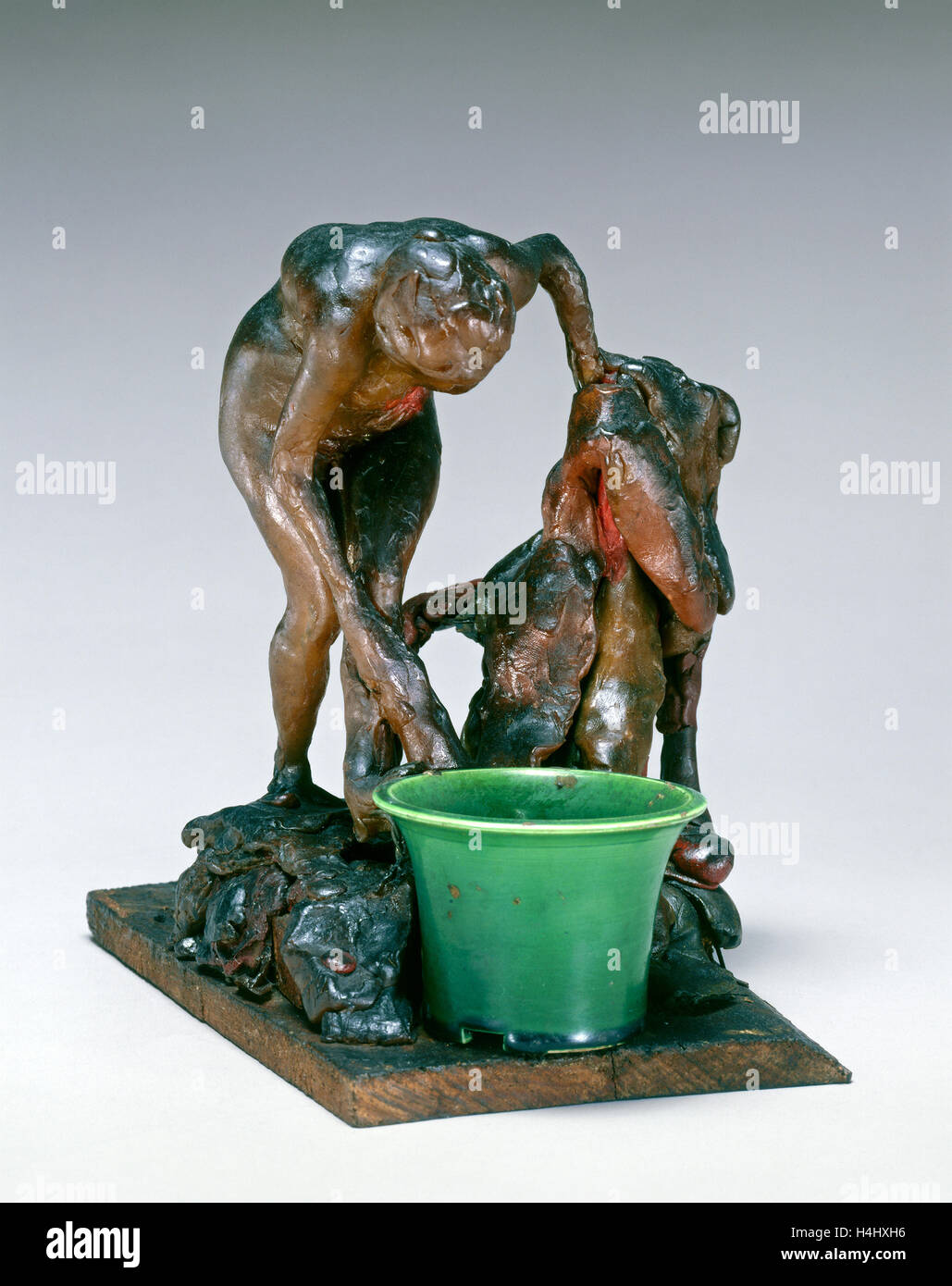 Roman 15e ou 16e siècle, Alexandre VI (Rodrigo Borgia), ch. 1431-1503), le Pape [1492] avers, 1492-1503, bronze Banque D'Images