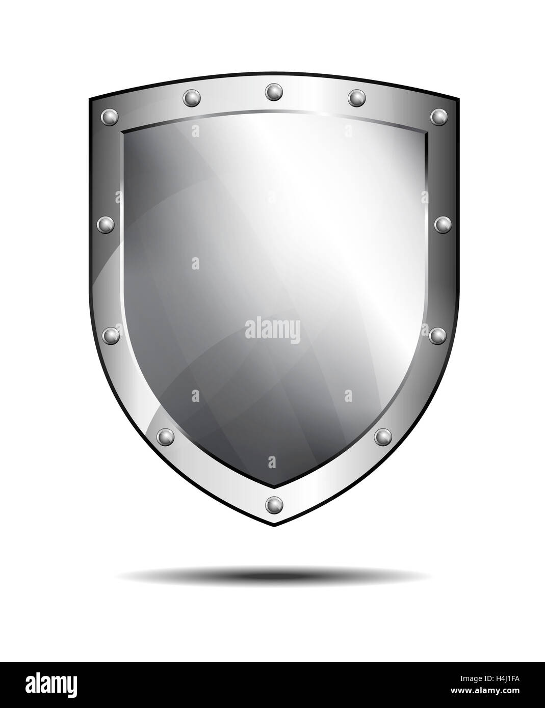 Silver Shield, protection pare-feu de sécurité Antivirus Banque D'Images