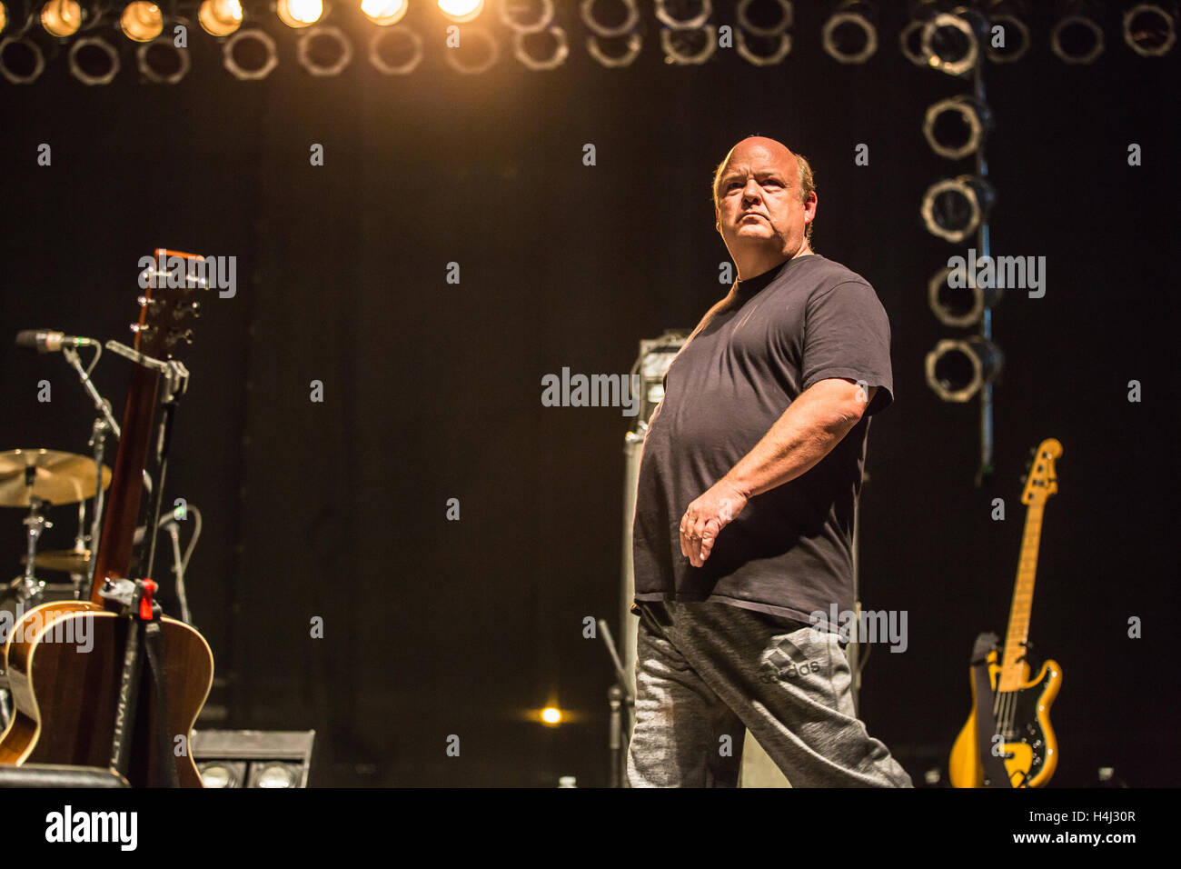 Kyle Gass de Tenacious D. fonctionne à RIOT Fest le dimanche, Août 30th, 2015, à l'échelon national Western Complex à Denver, CO. Banque D'Images