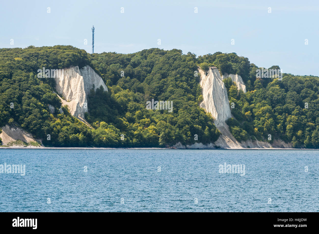 Falaises de craie Königsstuhl, Président du Roi, Stubbenkammer, parc national de Jasmund, Sassnitz, Mecklembourg-Poméranie-Occidentale, Allemagne Banque D'Images