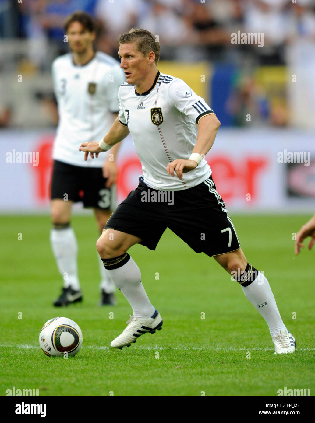 Bastian Schweinsteiger, match de football, l'Allemagne par rapport à la Bosnie-Herzégovine, 3-1, la Commerzbank Arena, Francfort, la Hesse Banque D'Images