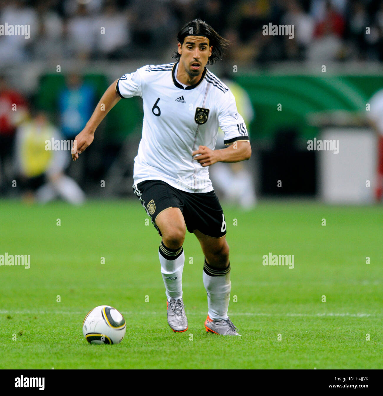 Sami Khedira, match de football, l'Allemagne par rapport à la Bosnie-Herzégovine, 3-1, la Commerzbank Arena, Francfort, la Hesse Banque D'Images