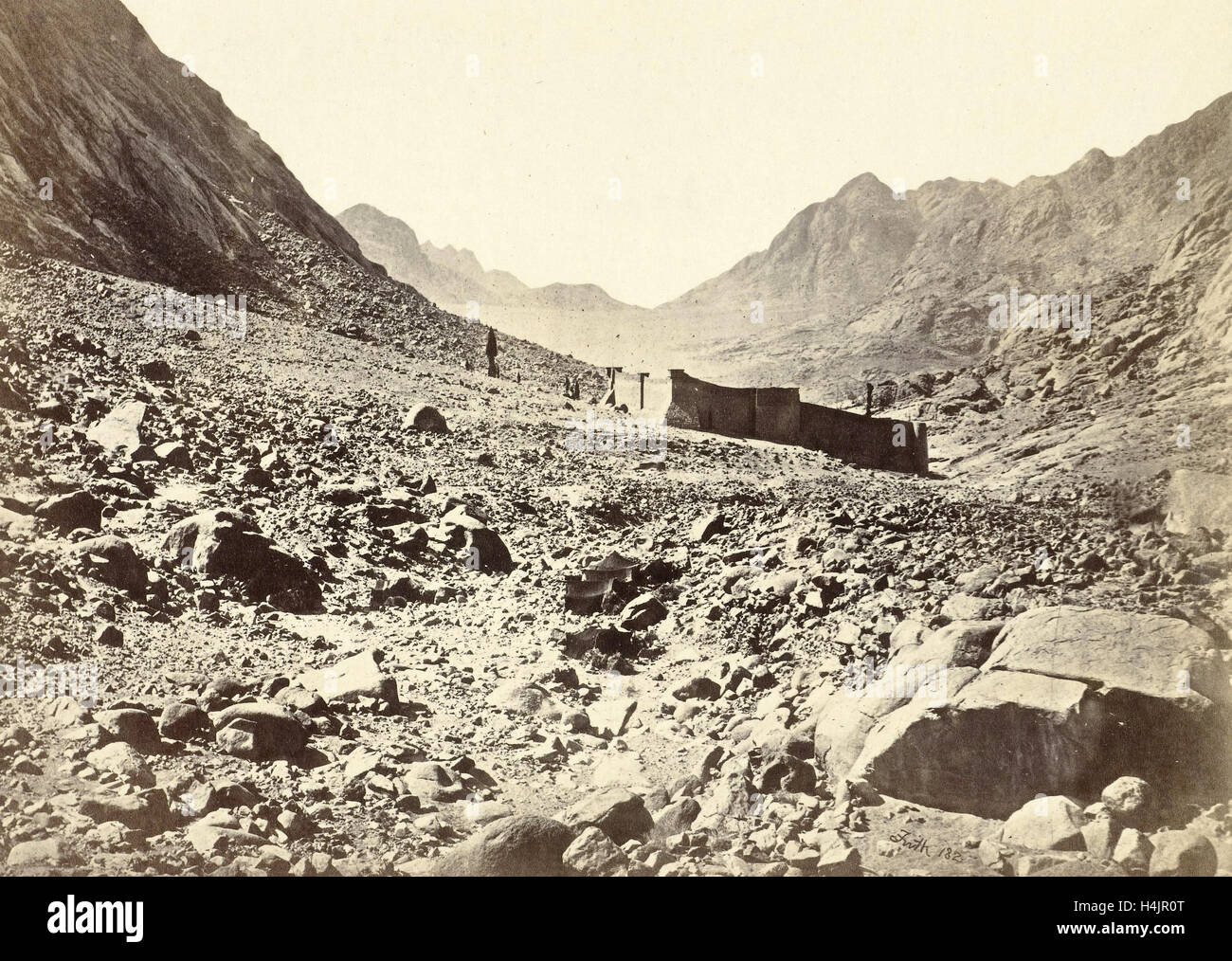 Sinai Monastere Sur Le Mont Horeb 1856 1857 Photo Stock Alamy