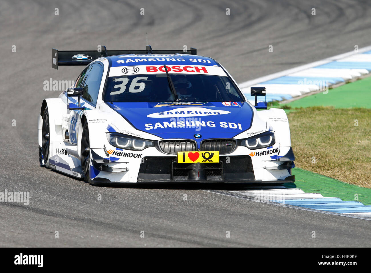 Sport Automobile : course DTM Hockenheim, Saison 2016 - 9. Cas d'Hockenheim, GER, # 36 Maxime Martin (BEL, BMW Team RBM, BMW M4 DTM) Banque D'Images