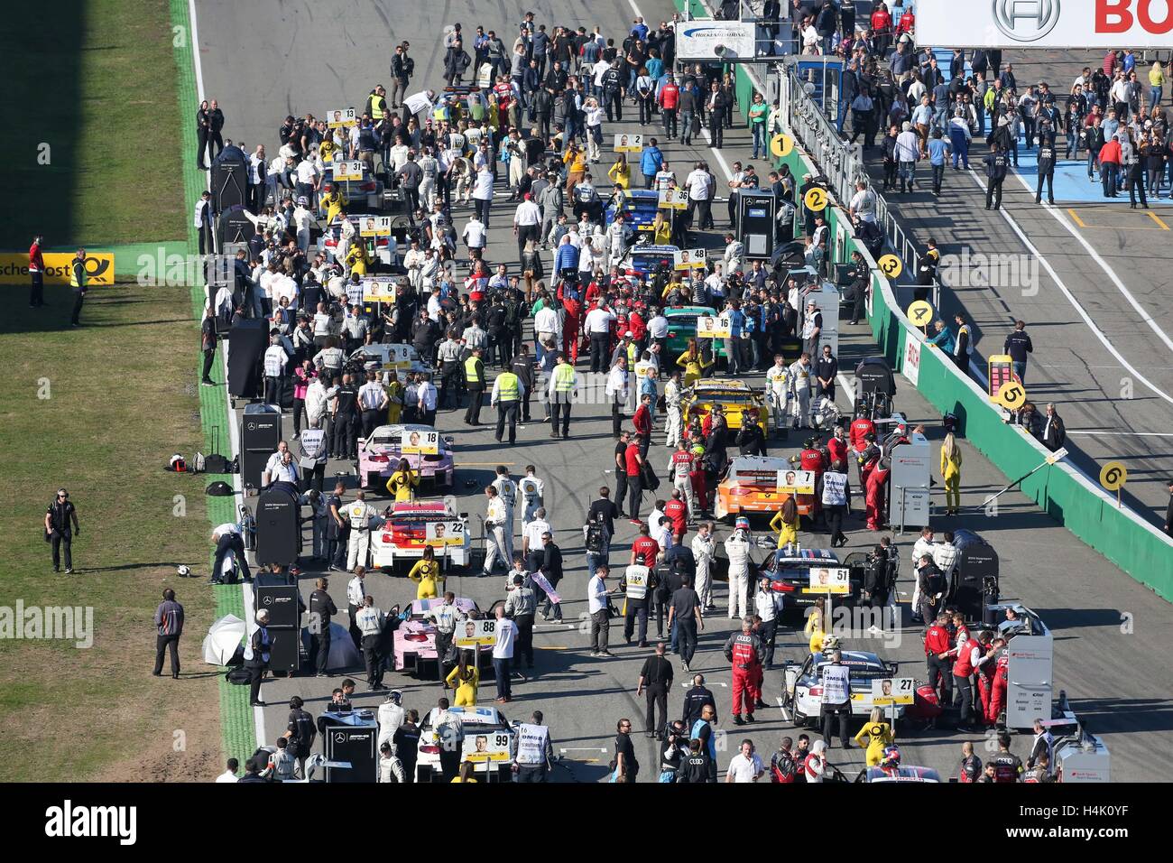 Hockenheim, Allemagne. 16 Oct, 2016. Sport Automobile : course DTM Hockenheim, Saison 2016 - 9. Cas d'Hockenheim, GER/dpa/Alamy Live News Banque D'Images