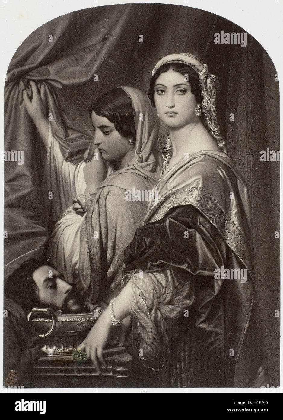 Peinture de Paul Delaroche : Herodiade, Robert Jefferson Bingham, Goupil & Cie, 1858 Banque D'Images