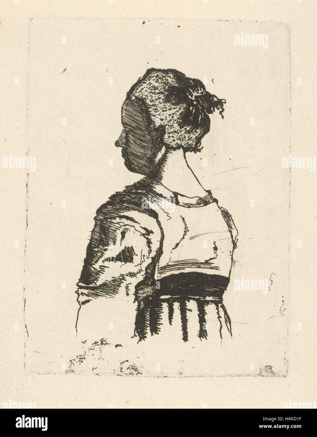 Buste d'une femme, Gerrit Lamberts, 1810 - 1850 Banque D'Images