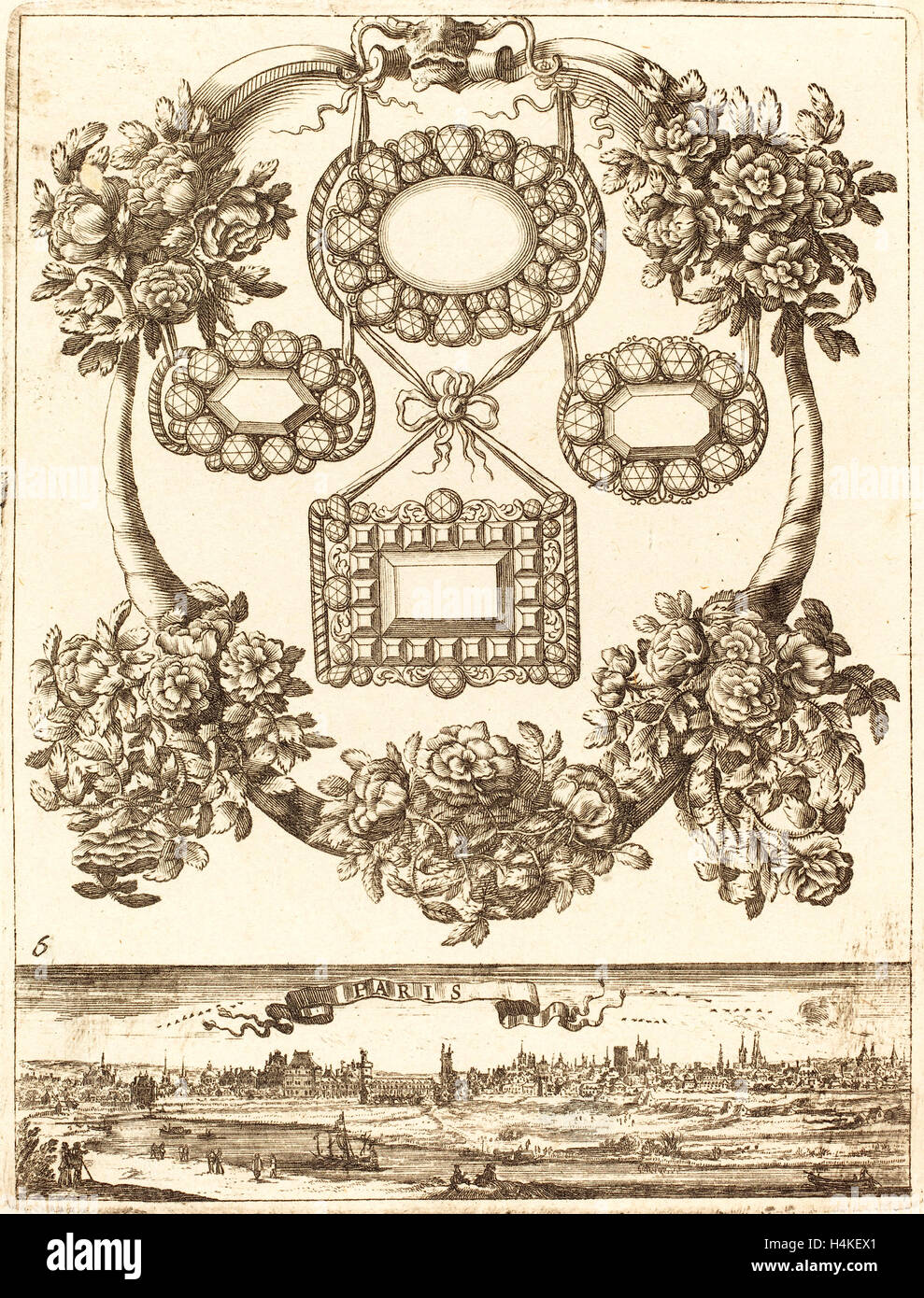 François Le Febvre, Français (actif 1635-1657), Paris, probablement 1665, gravure Banque D'Images