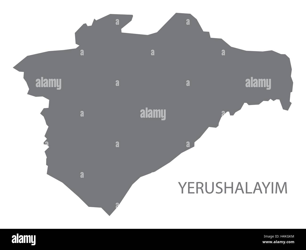 Yerushalayim Israël Site gray Illustration de Vecteur