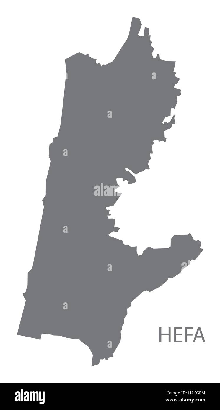 Hefa Israël Site gray Illustration de Vecteur