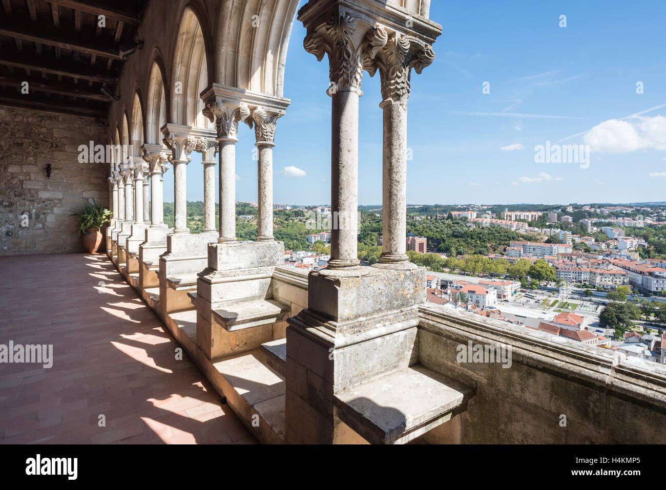 Le château de Leiria - Portugal Banque D'Images