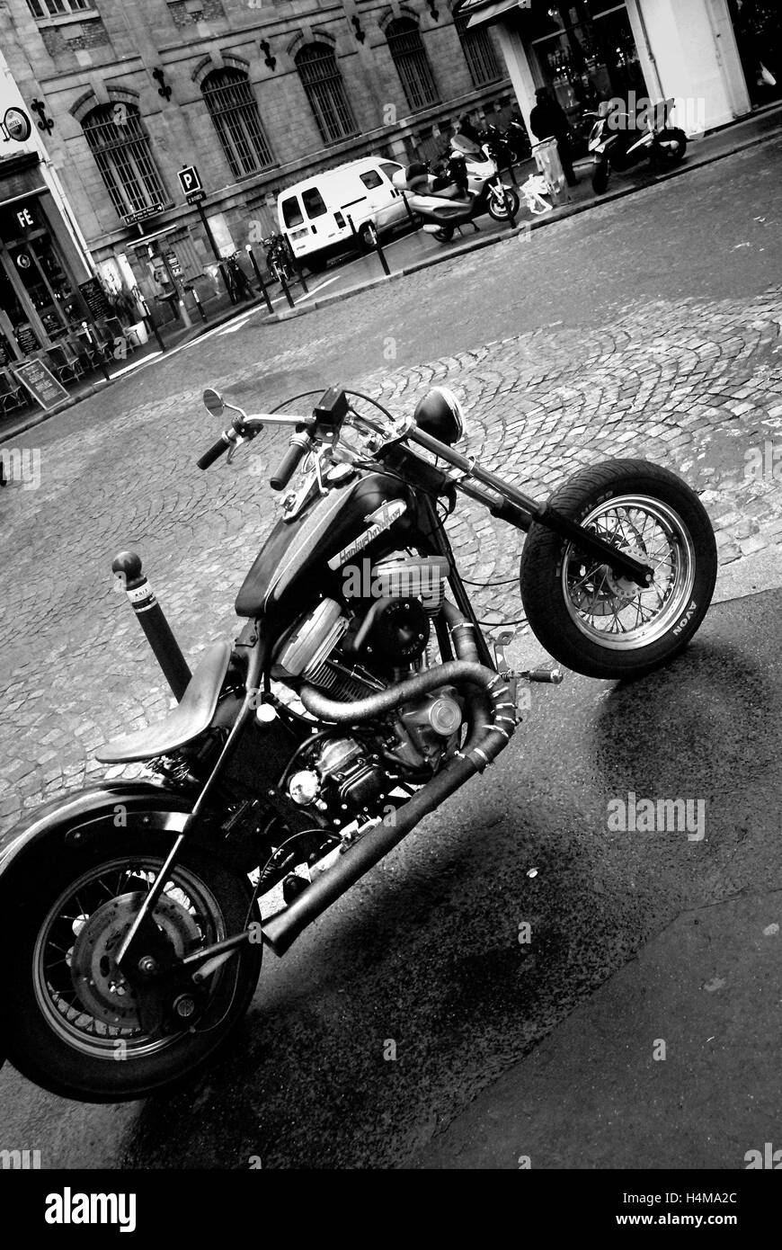 Harley Davidson, Paris Banque D'Images