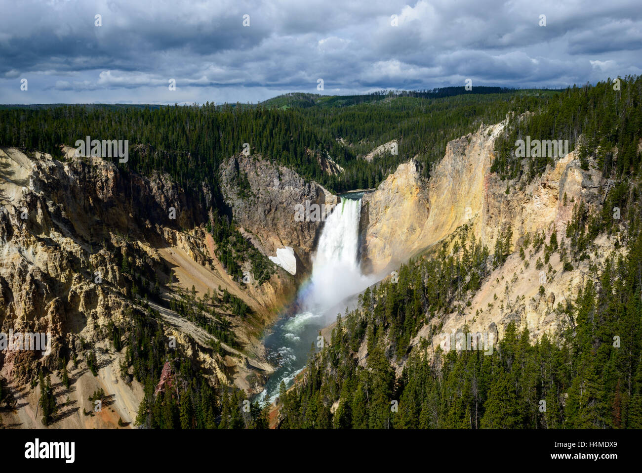 Le Parc National de Yellowstone Banque D'Images