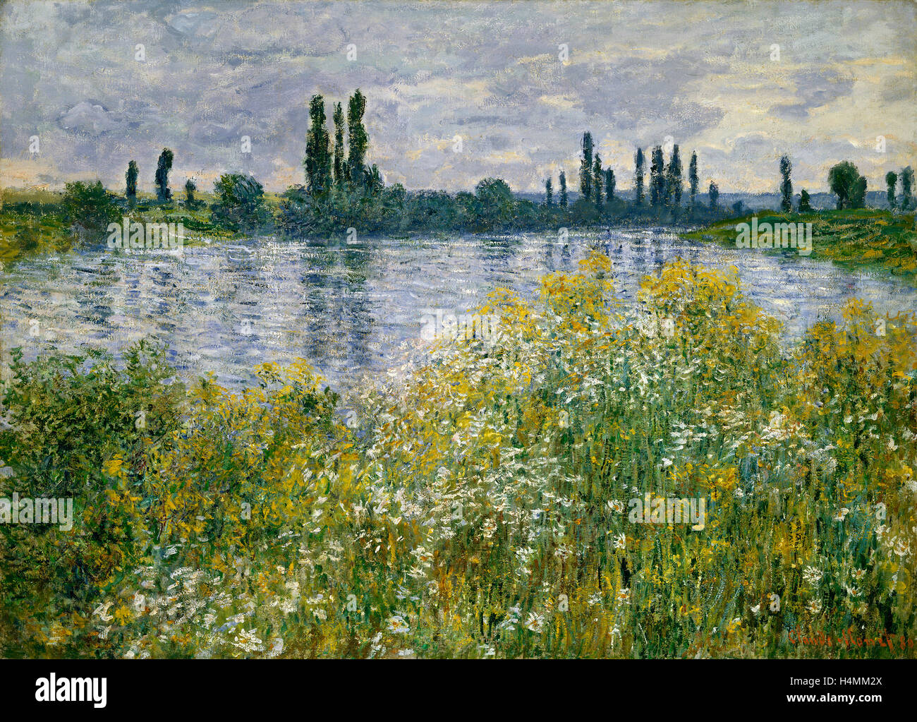 Claude monet la seine à vétheuil Banque de photographies et d’images à ...