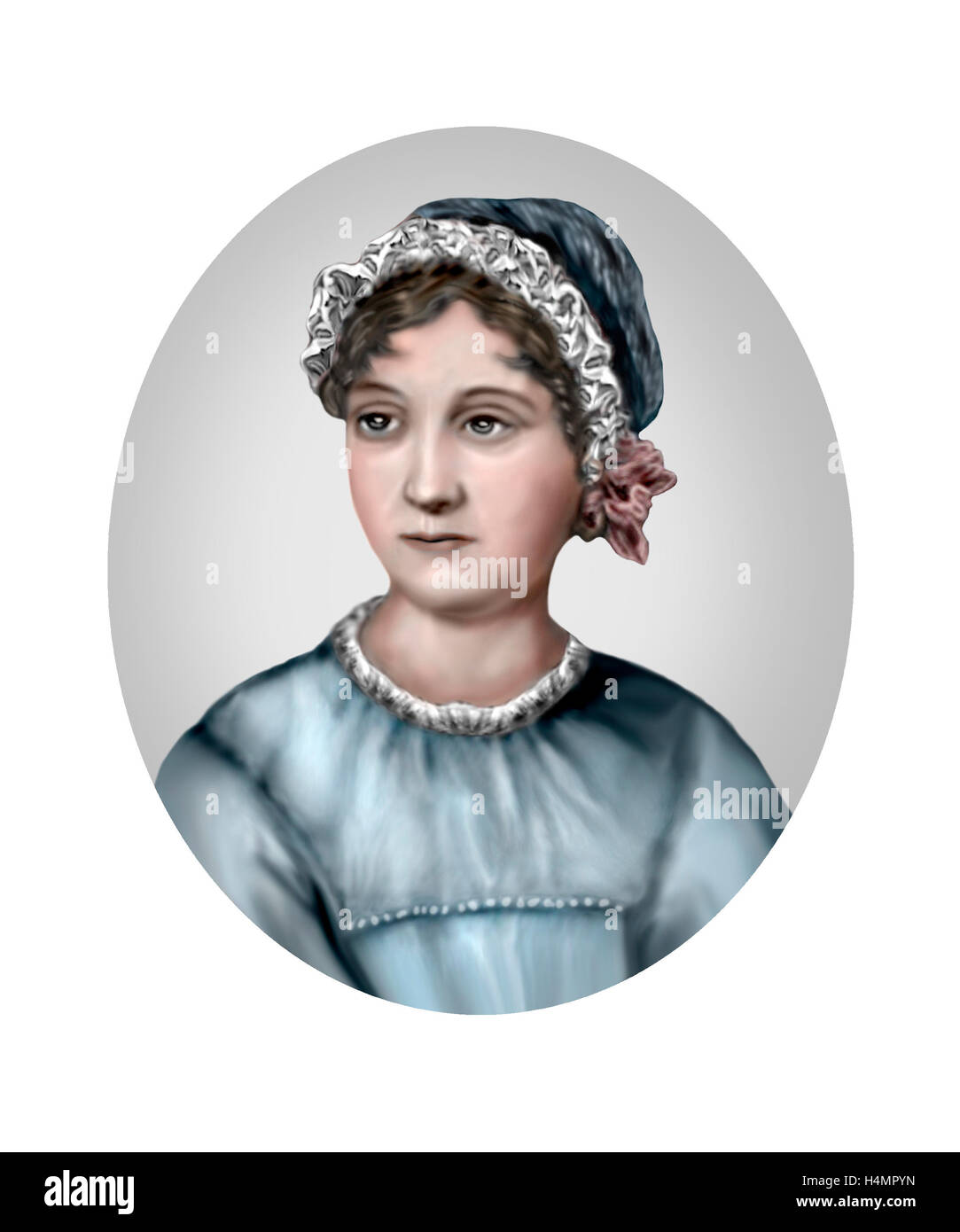Jane Austen, romancière, 1775-1817 Banque D'Images