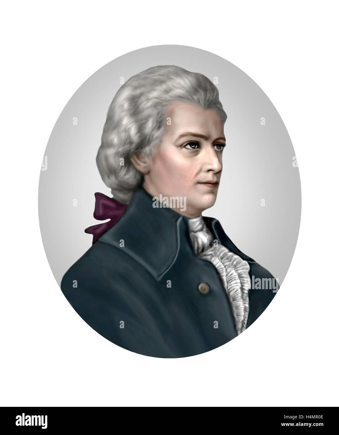Wolfgang Amadeus Mozart, compositeur, 1756-1791 Banque D'Images