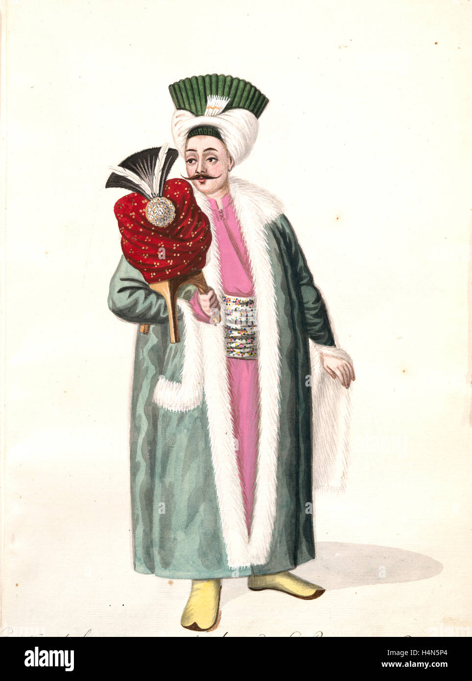 [Sarikchi Cariktzi bassy-bashi], ou porte-turban du G. S. [49], Mahmud II, le Sultan des Turcs, 1784-1839, (Patron) Banque D'Images