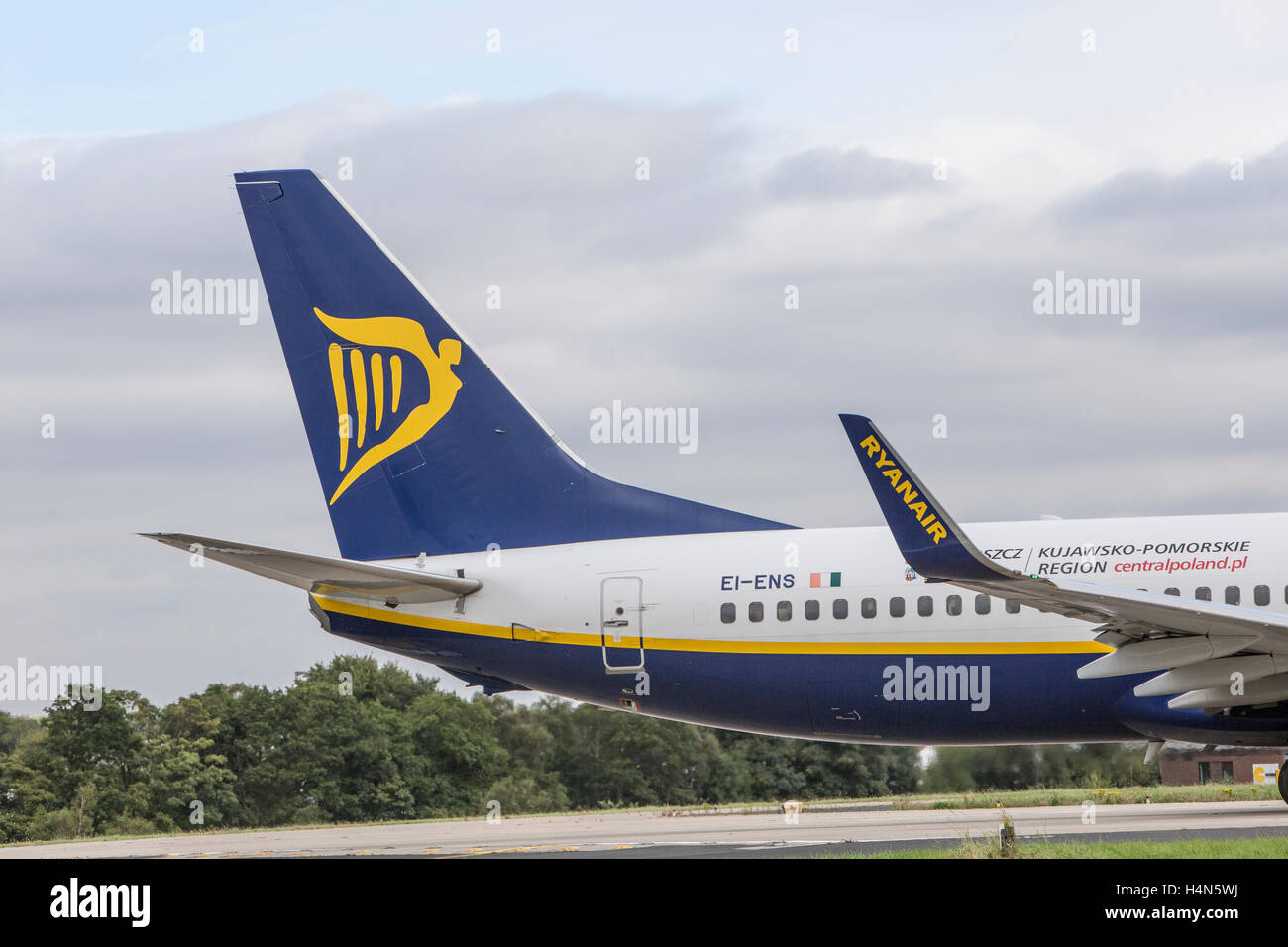 RyanAir Boeing 737-8au Ringways Manchester Airport Banque D'Images