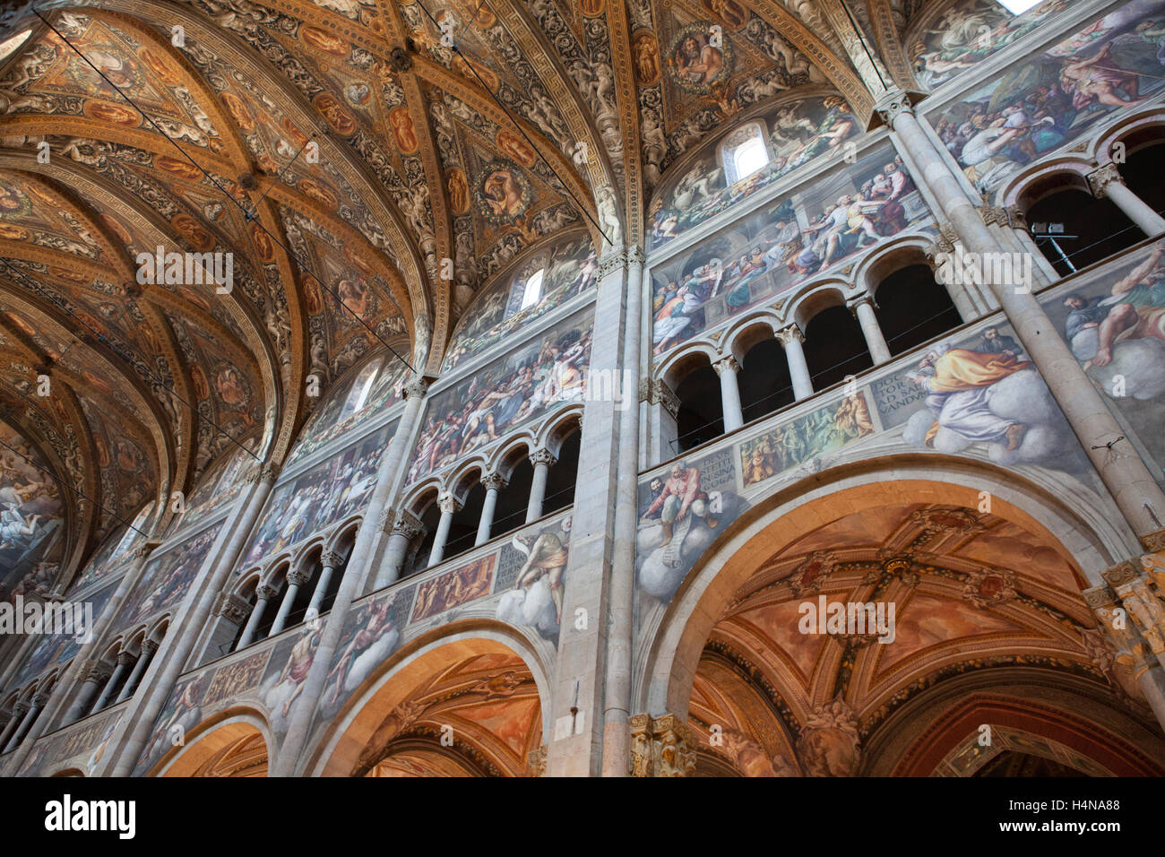 La Cathédrale de Parme, Italie Banque D'Images