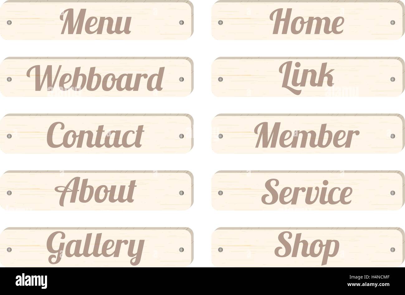 Barre de menu board avec libellé menu accueil forum lien contact à propos services galerie shop pour la création de site internet Illustration de Vecteur Barre de menu board avec libellé menu accueil forum lien contact à propos services galerie shop pour la création de site internet Illustration de Vecteur