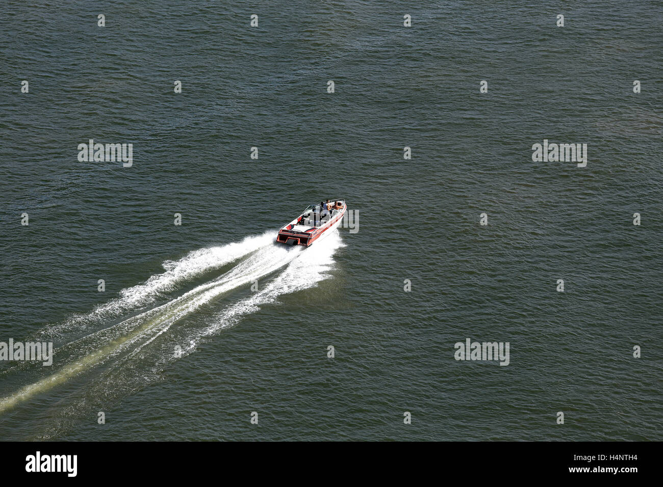 La navigation de plaisance sur la Rivière Hudson au large de Poughkeepsie New York Banque D'Images