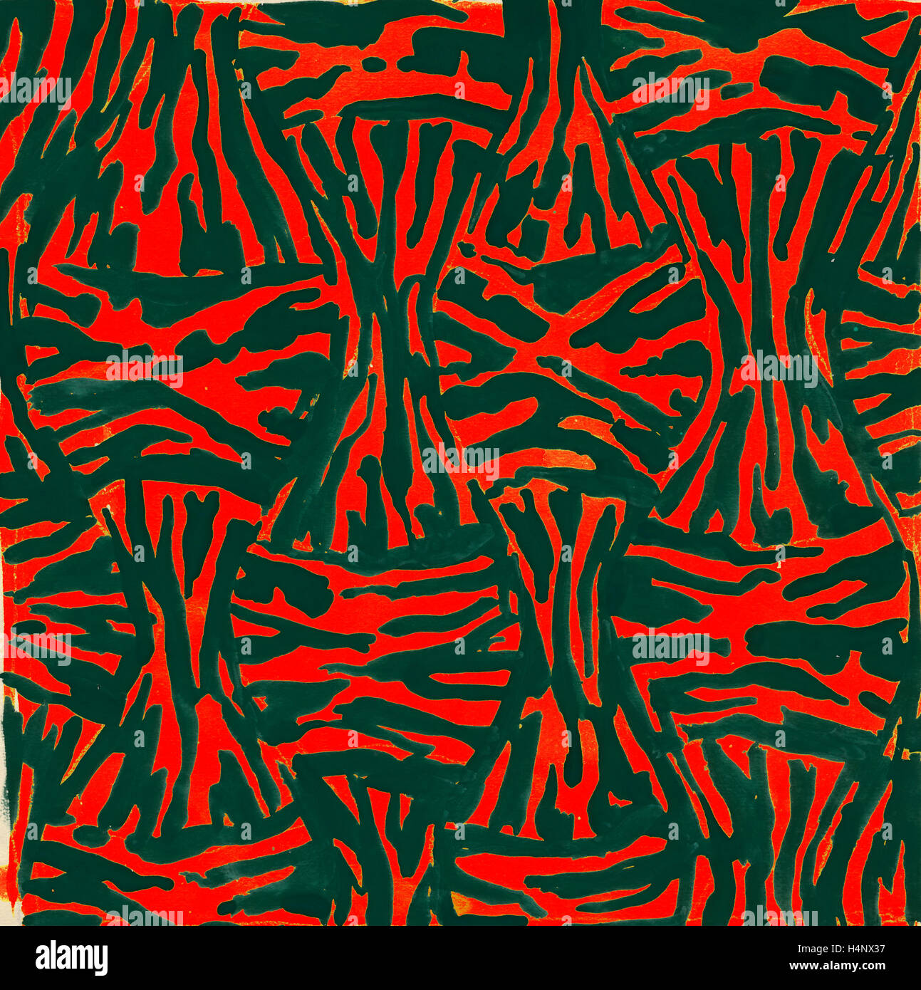 Leo Lipi, peintre abstrait des peintures aux couleurs éclatantes. Leo Lipi son travail est lié à l'expressionnisme abstrait Banque D'Images