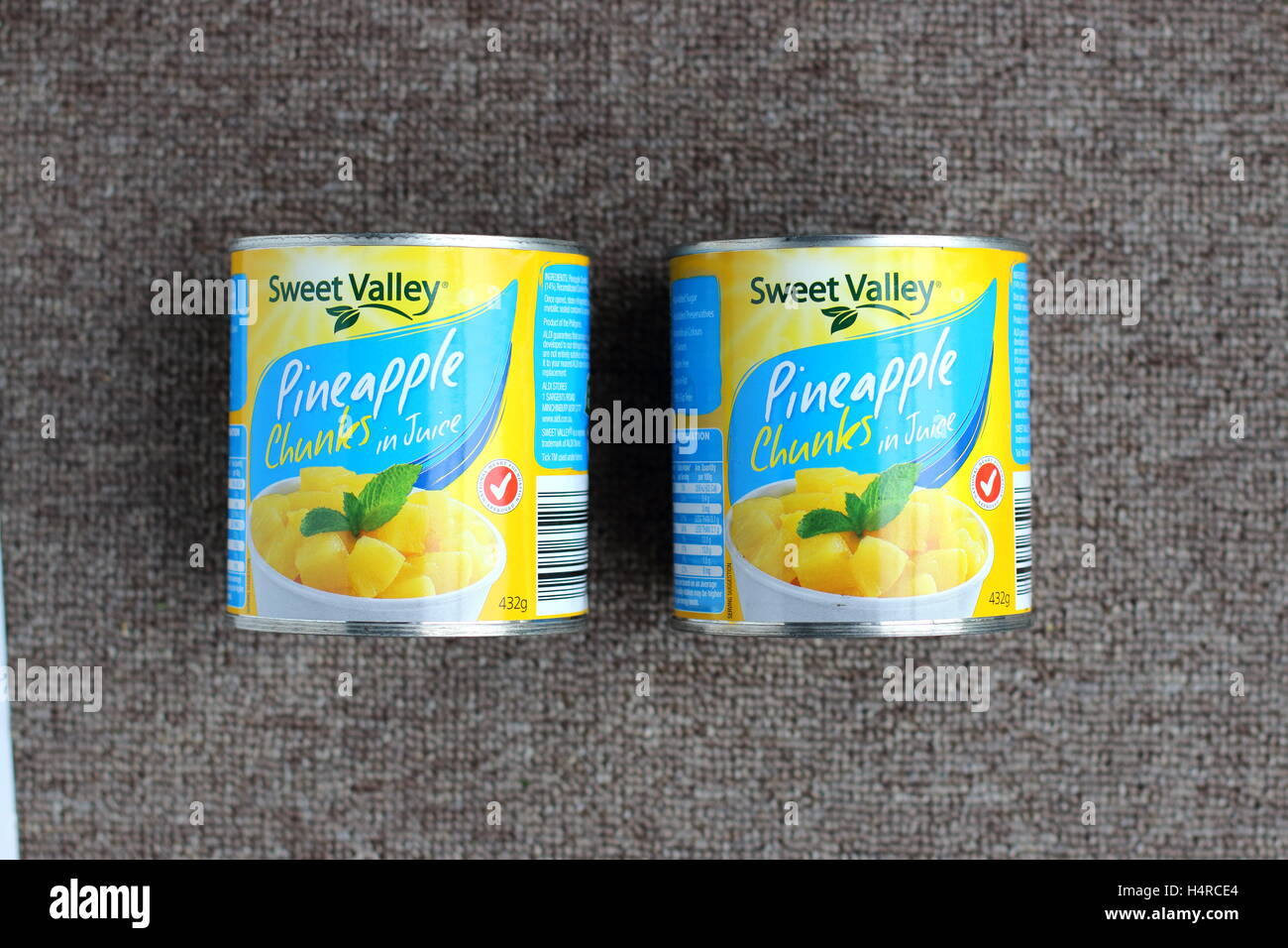 Sweet Valley Ananas de Aldi Australie Banque D'Images