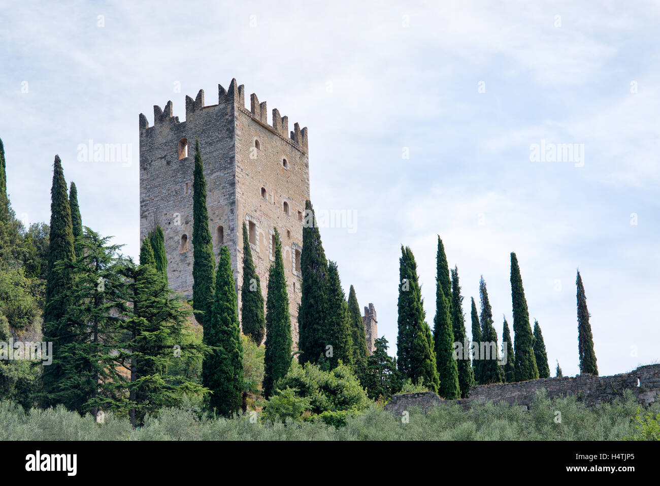 Château d'Arco di Trento - Lac de Garde - Italie Banque D'Images