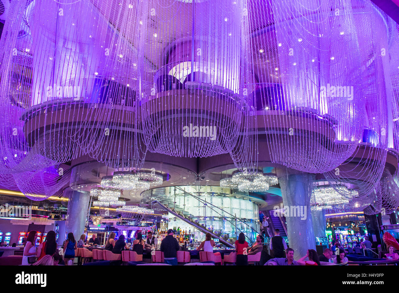 Le Chandelier Bar Au Cosmopolitan Hotel Casino A Las Vegas Photo Stock Alamy