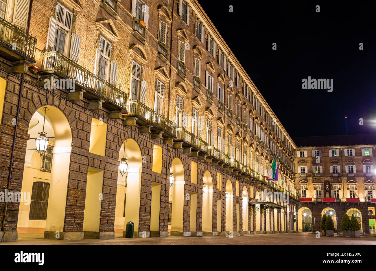 Les bureaux du gouvernement de Turin (Prefettura) - Italie Banque D'Images
