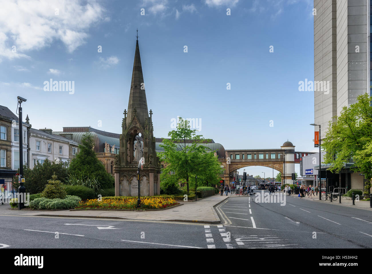Harrogate est une ville historique dans le North Yorkshire, Angleterre réputé pour ses jardins. Banque D'Images
