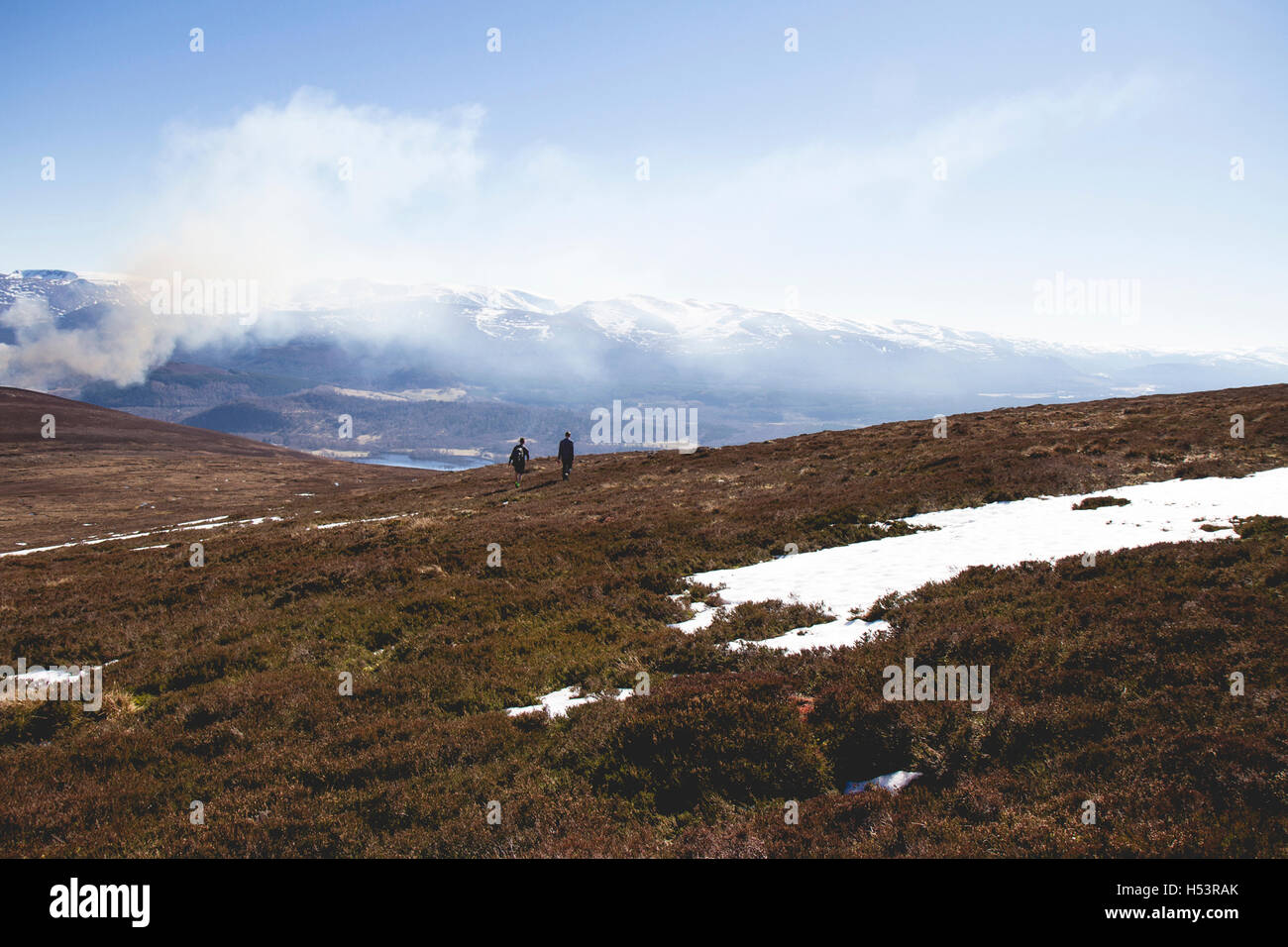 Paysage des highlands écossais Banque D'Images