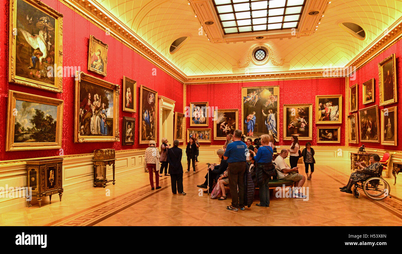 Wallace Collection - Grande Galerie Banque D'Images