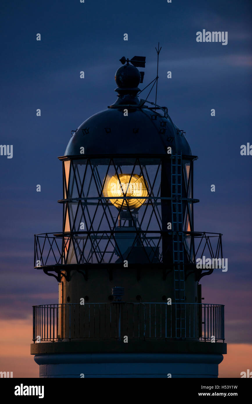 Noup Head Lighthouse, Westray, Orkney Islands, en Écosse. Banque D'Images
