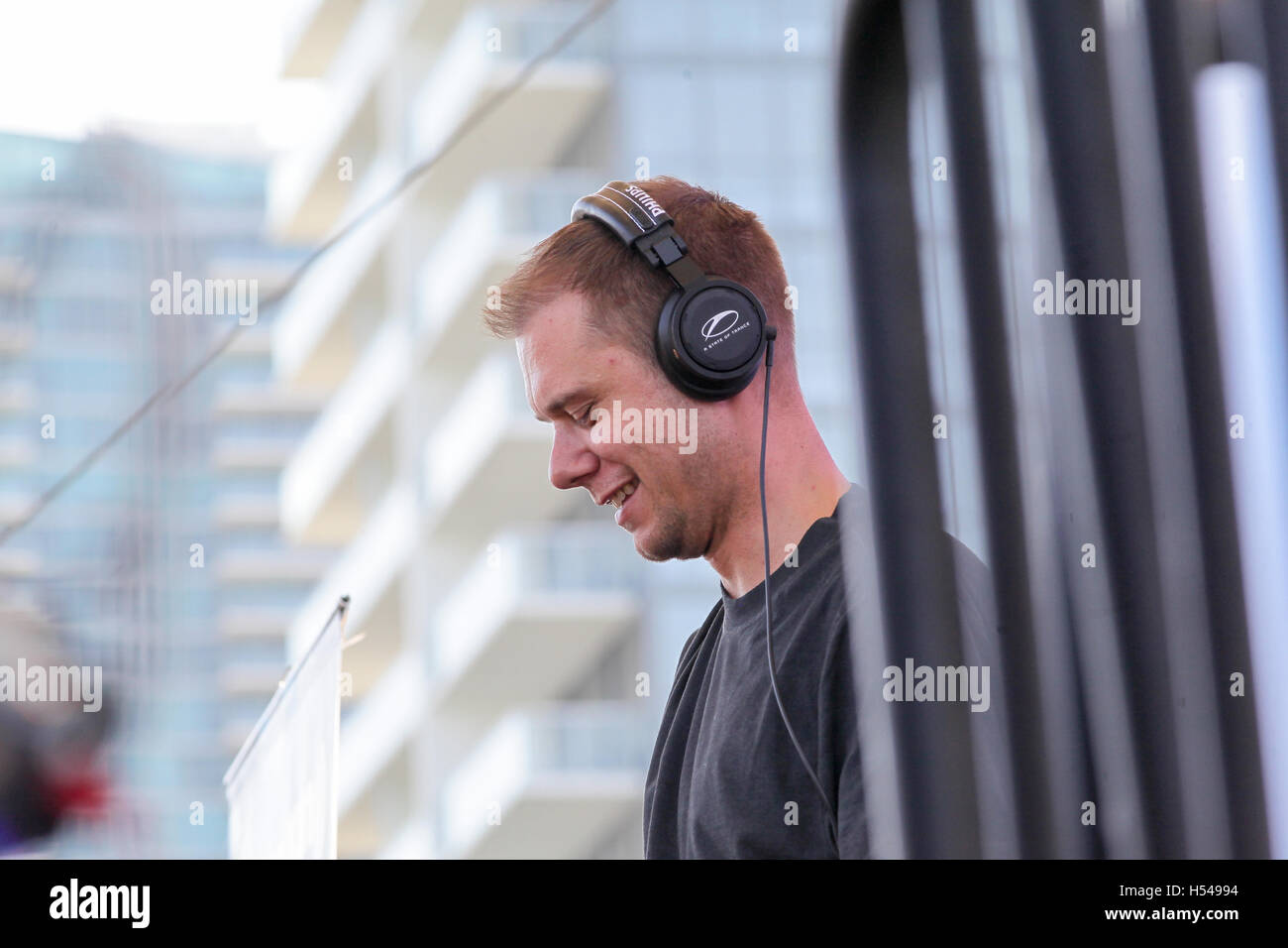 DJ Armin Van Buuren au Sirius XM Salon de Musique le 17 mars 2016 à l'hôtel 1 South Beach au club de plage privé à Miami Beach, Floride. Banque D'Images