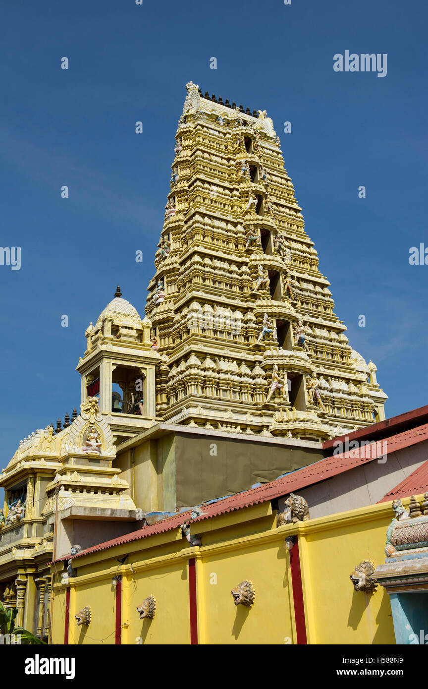 Temple Hindou, Draupadi Amman Temple, Udappu, Sri Lanka Banque D'Images