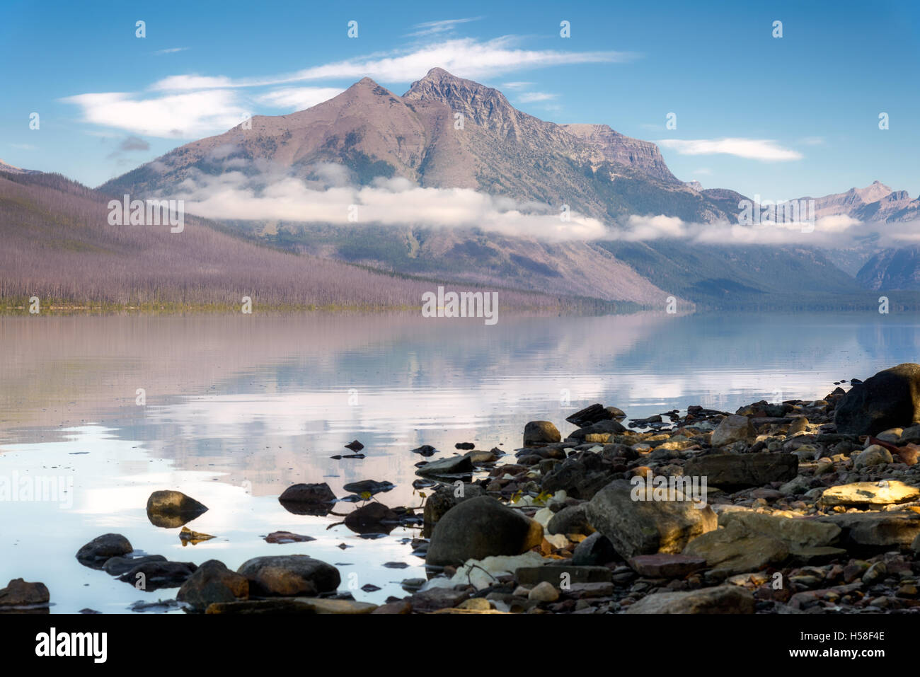 McDonald Lake Banque D'Images