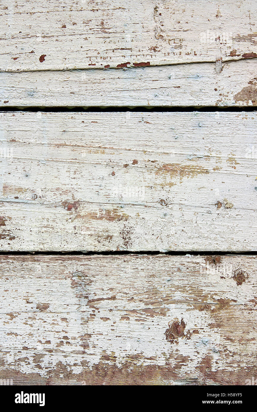 Texture bois avec peinture la couleur est arrachée. Peinture écaillée - texture de fond en bois. Banque D'Images