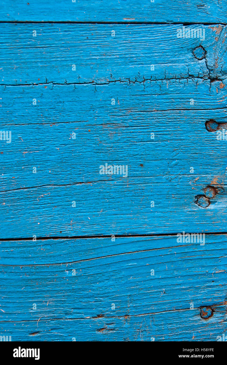 Texture bois avec peinture la couleur est arrachée. Peinture écaillée - texture de fond en bois. Banque D'Images