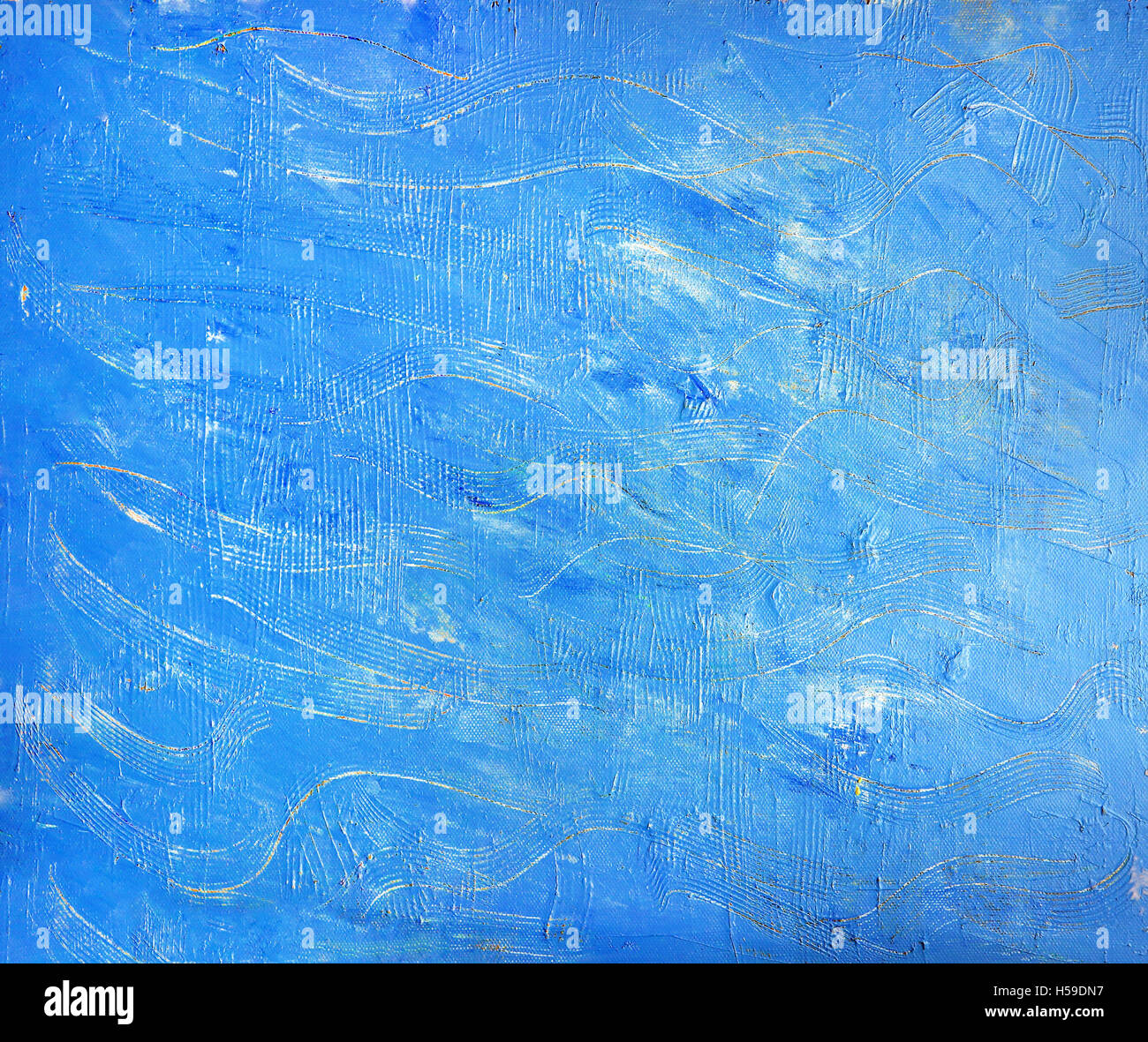 Arrière-plan de la peinture bleu Banque D'Images